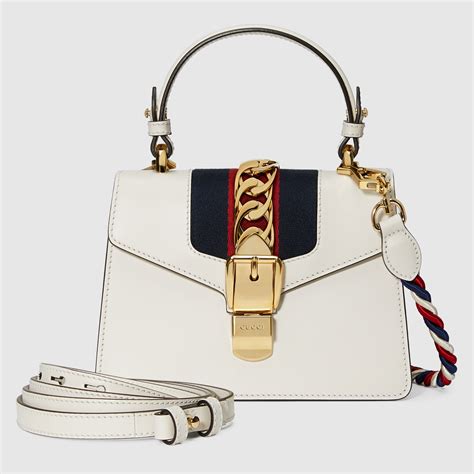 gucci sylvie leather mini bag|gucci boston bag guccissima.